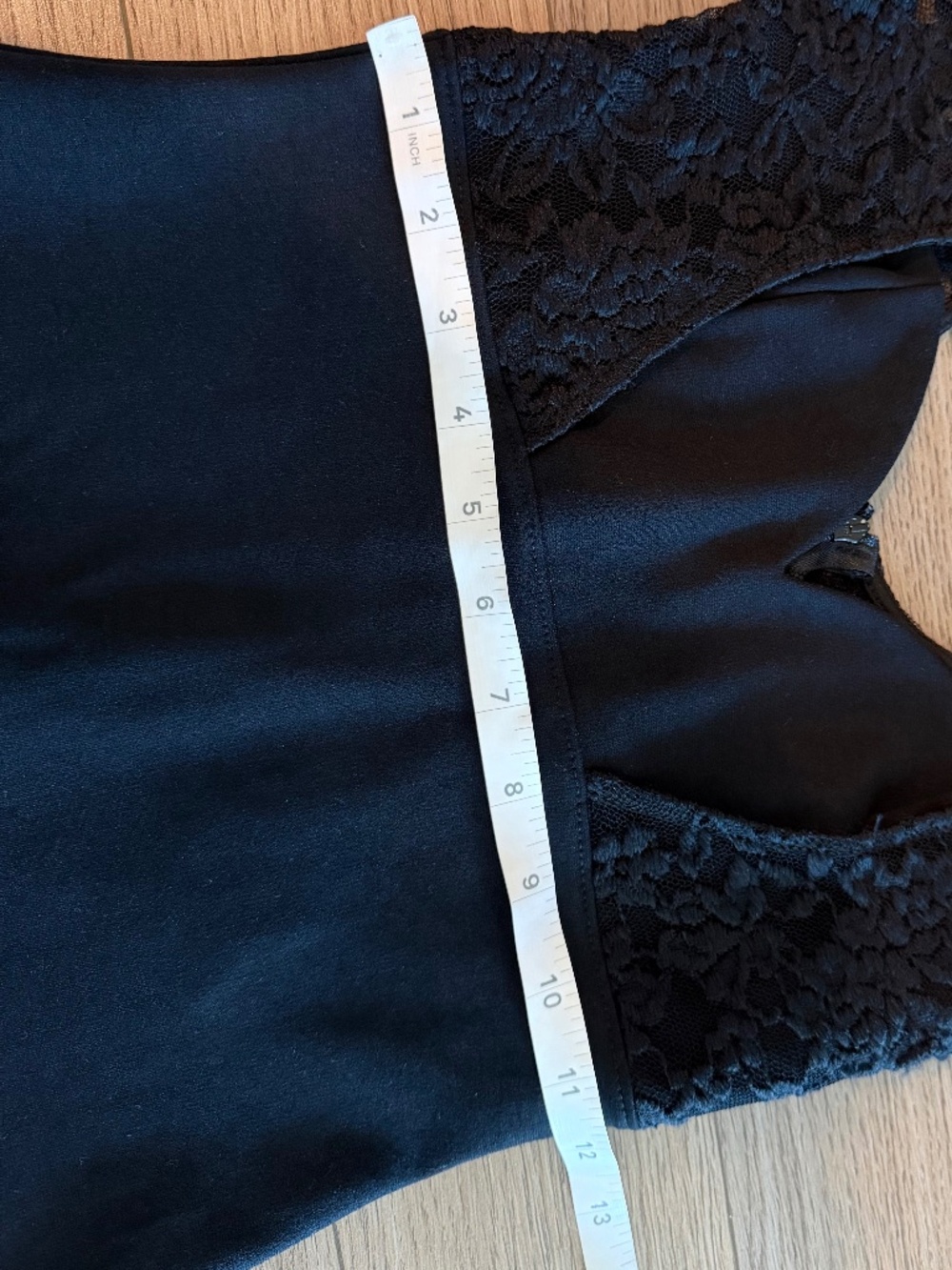 Black Lace Bodycon Mini Dress V-Neck Cocktail Dress Size Small NEW NWT - Picture 9 of 16